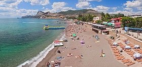 Крым, побережье Судака Автобусом в Крым